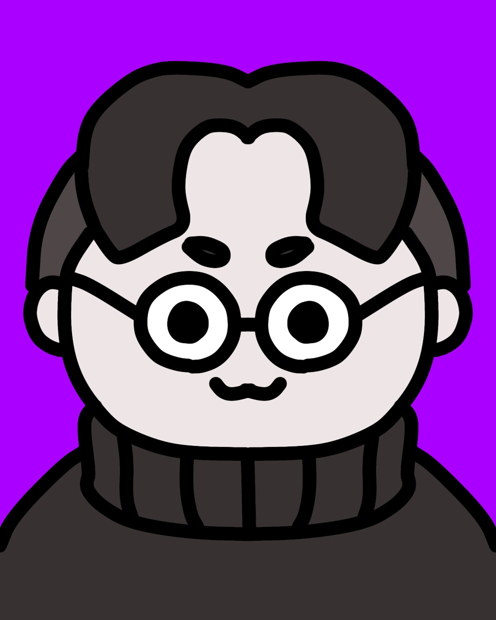 人とは違うアイコンにしたい方にオススメします インパクトのある可愛いポップなイラストです！ イメージ3