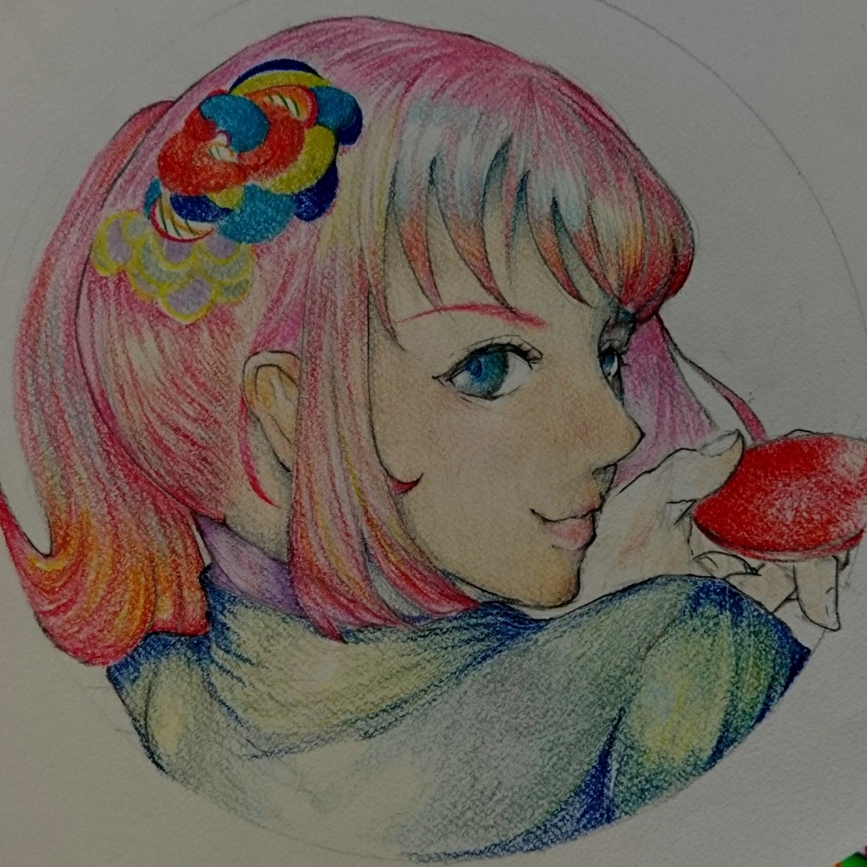 SNS用のアナログアイコン描かせていただきます アニメキャラから創作まで、要望に合わせて即対応！！ イメージ7