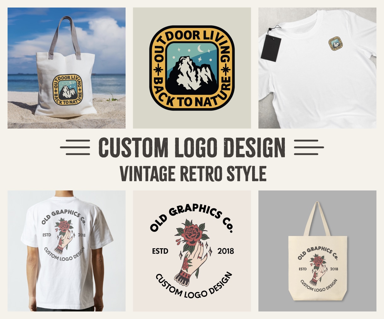 Tシャツやグッツなどのプリントデザインを作成します アパレル運営をしているデザイナーがイメージを形にします。 イメージ1