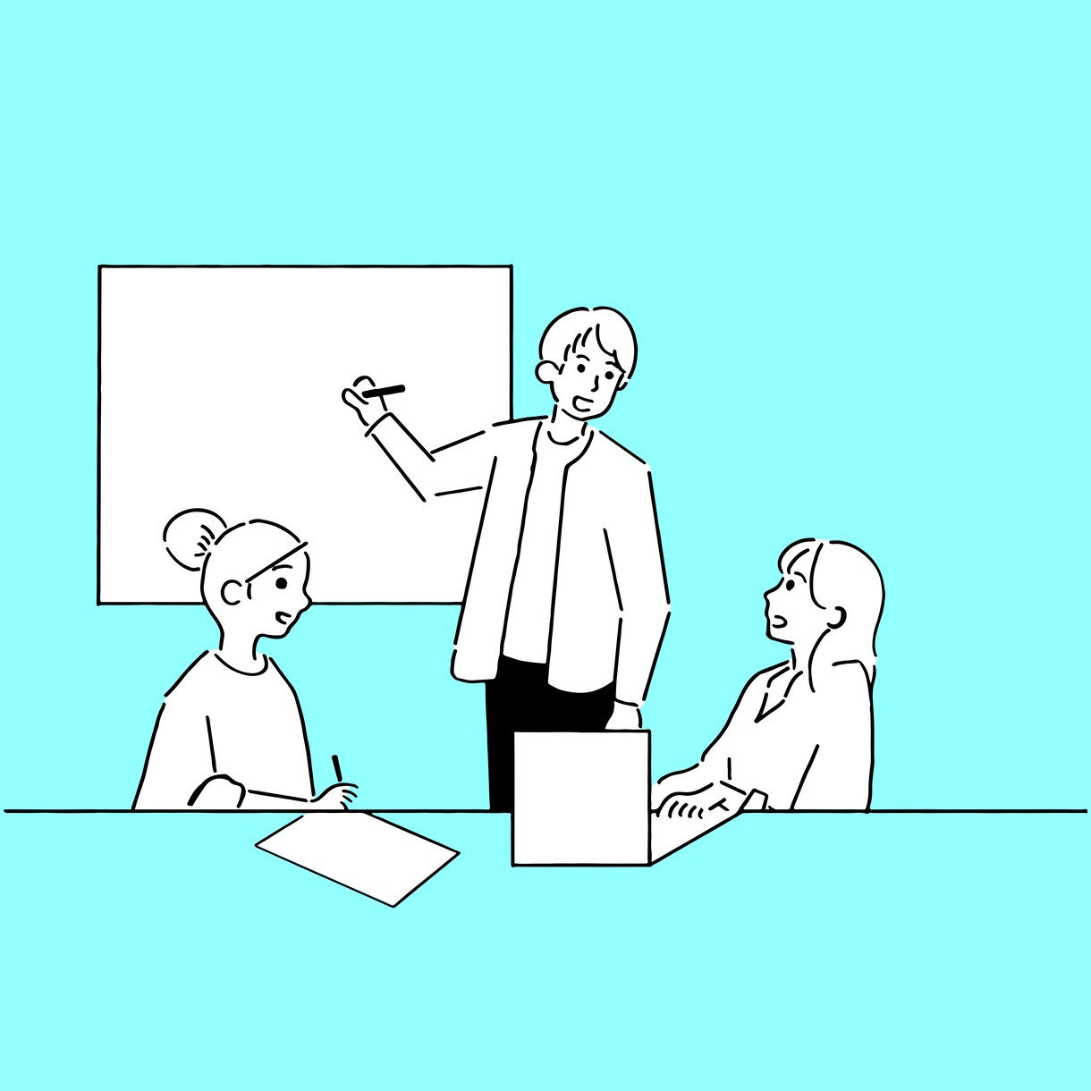 商用OK!シンプルでゆるいイラストをご提供致します 広告・ブログの挿絵やアイコンなど、あなたに合わせたイラスト イメージ7