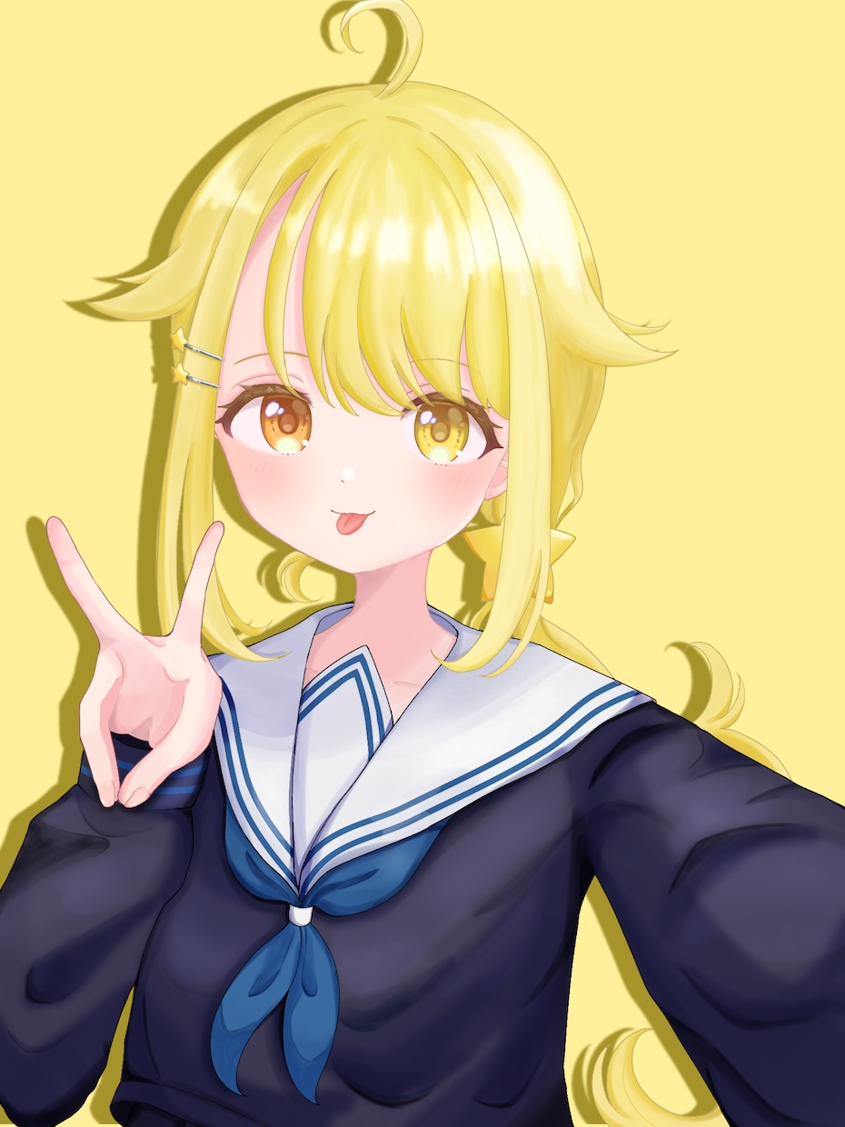 キラキラした目を引く1枚絵を描きます MVなどにピッタリな背景までセットの1枚絵を描きます！ イメージ1
