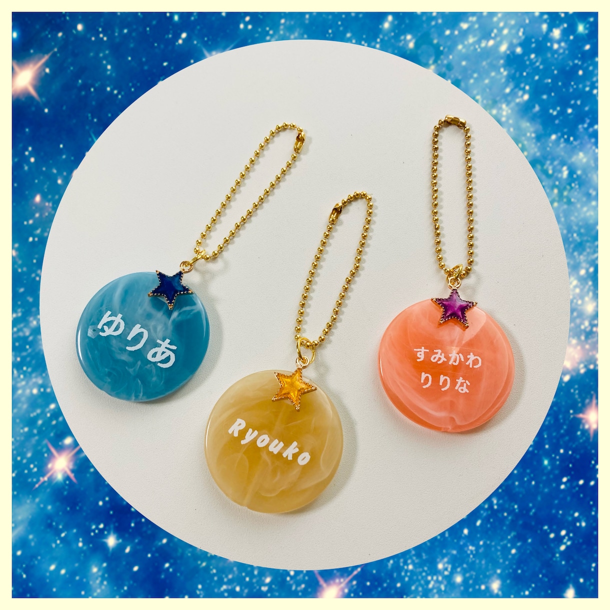 名入れチャームをお作りします プチギフトにもオススメです⭐︎ イメージ1