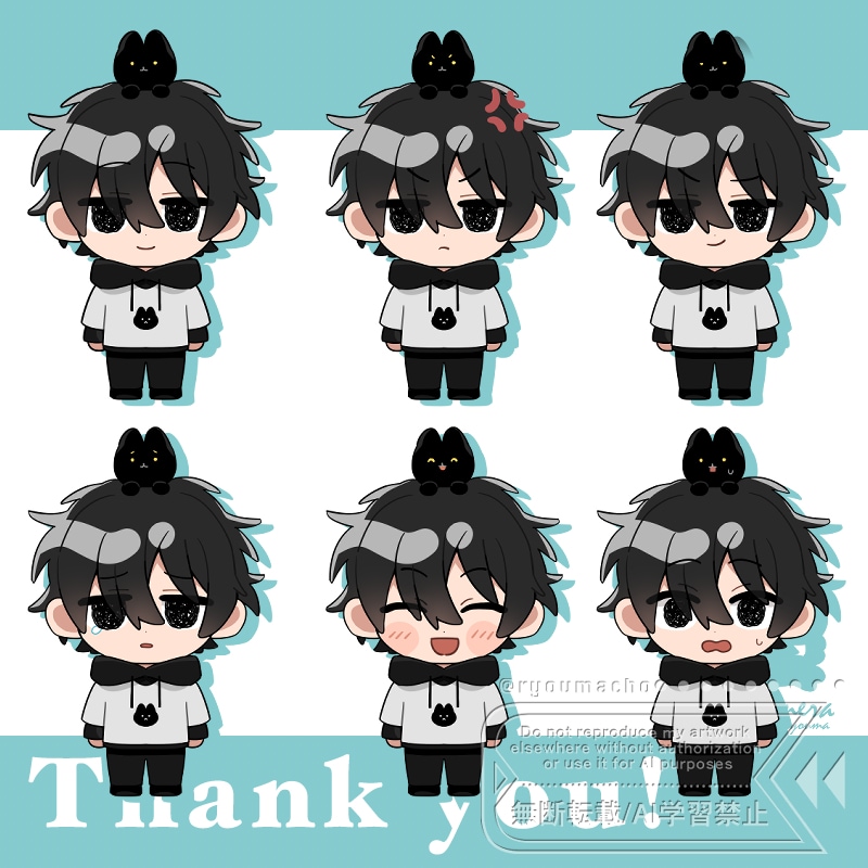 ミニキャライラスト制作します 配信素材、オリキャラのちびキャラ化、グッズ絵などに イメージ9