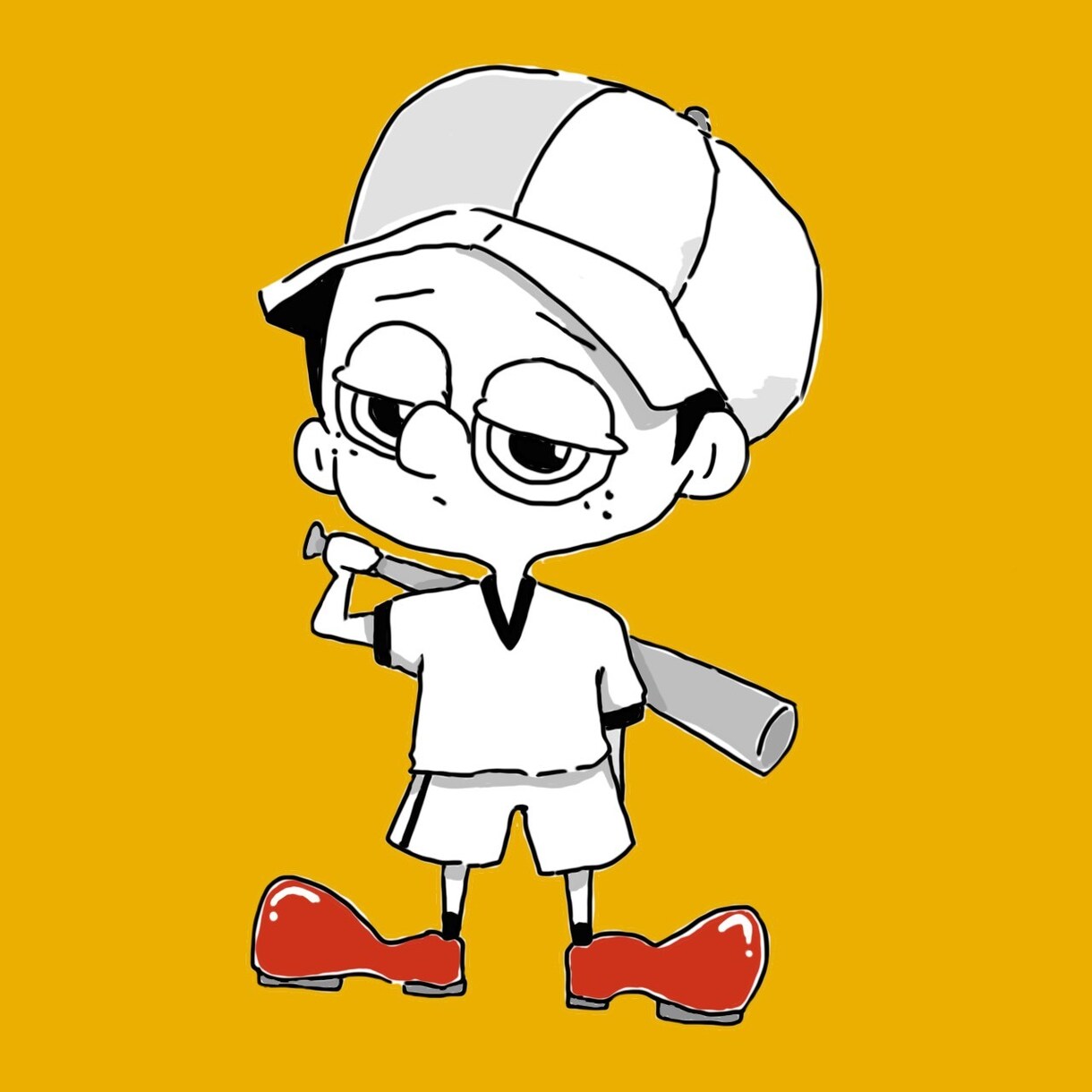 イラストを描きます シンプルなデザインとタッチでレトロ感なイラストに イメージ4