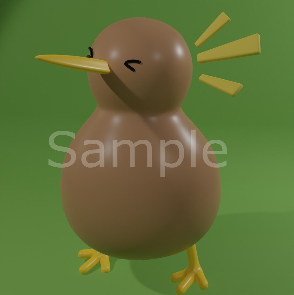 SNS向けのかわいい3Dのアイコンを作成します あなたの個性を表すアイコンを！ イメージ3