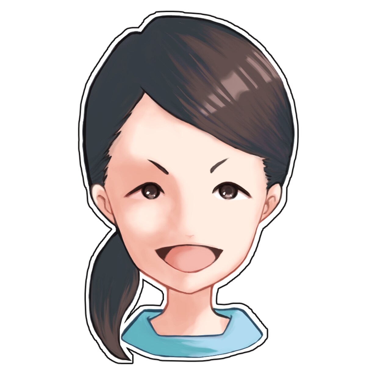 かわいくて記憶に残る似顔絵アイコンを制作します ふんわりかわいい似顔絵！SNSや名刺にもおすすめ♪ イメージ4