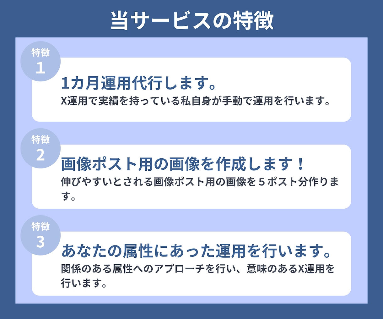 まる投げOK！あなたのX運用を代行します 【限定価格】あなたのX運用を1カ月代行します。 イメージ4