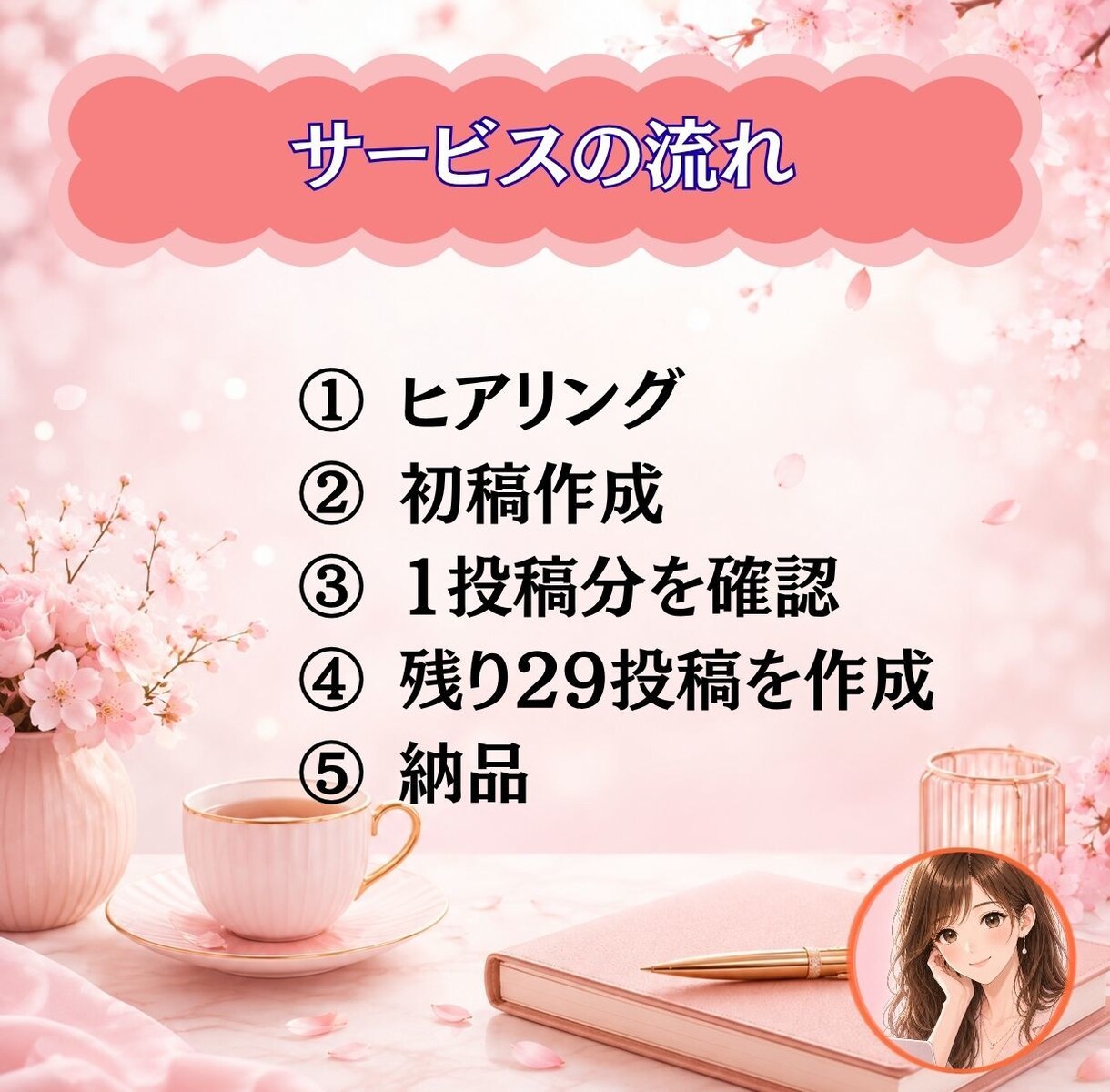 Instagram投稿画像30日分作成します 7月末まで特別価格｜30日分の投稿画像を作成 イメージ6