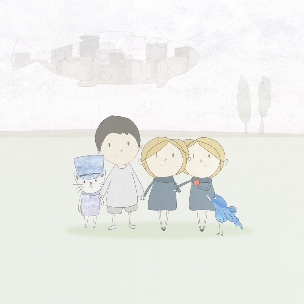 手描きアニメーション制作いたします MVやストーリー映像に・・・やさしいタッチで描きます。 イメージ1