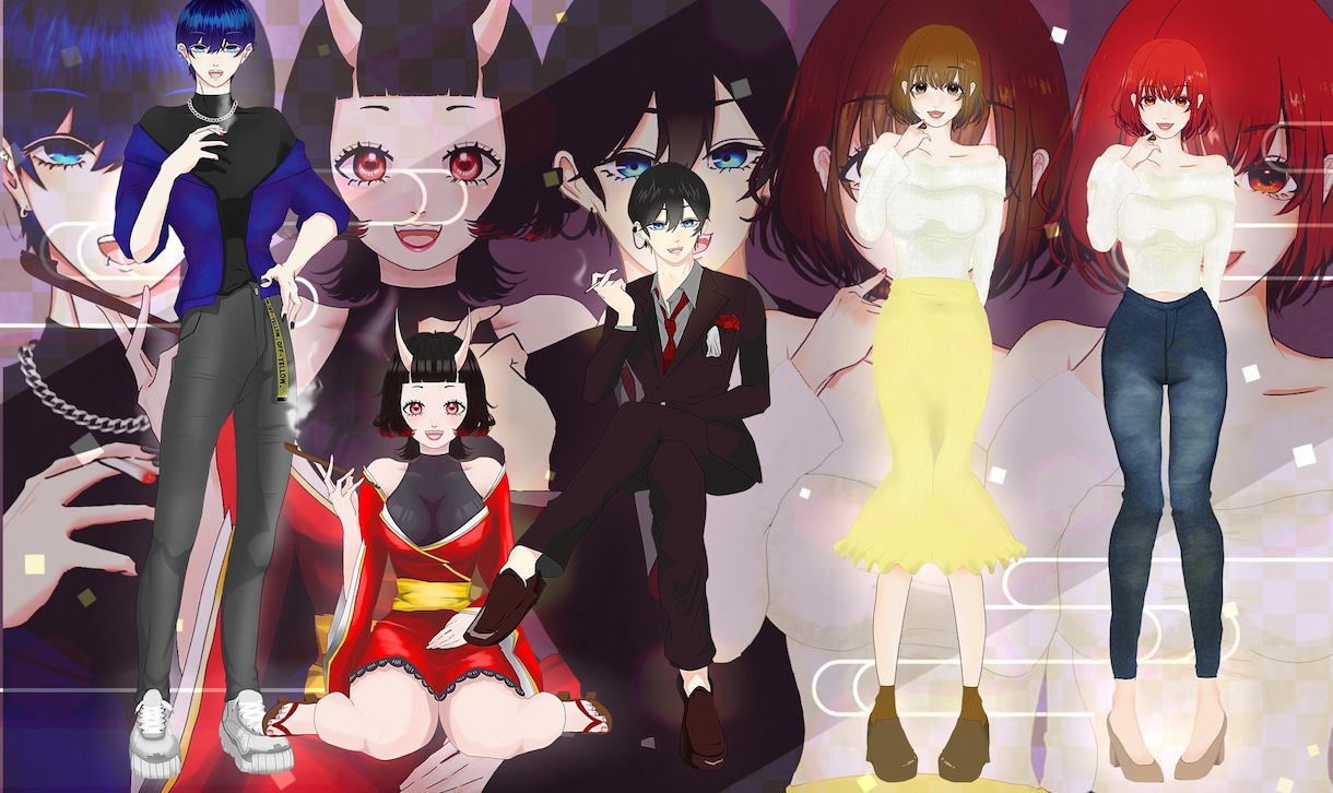 立ち絵作成します 貴方のイメージを惹き出すイラストを作成します！ イメージ3