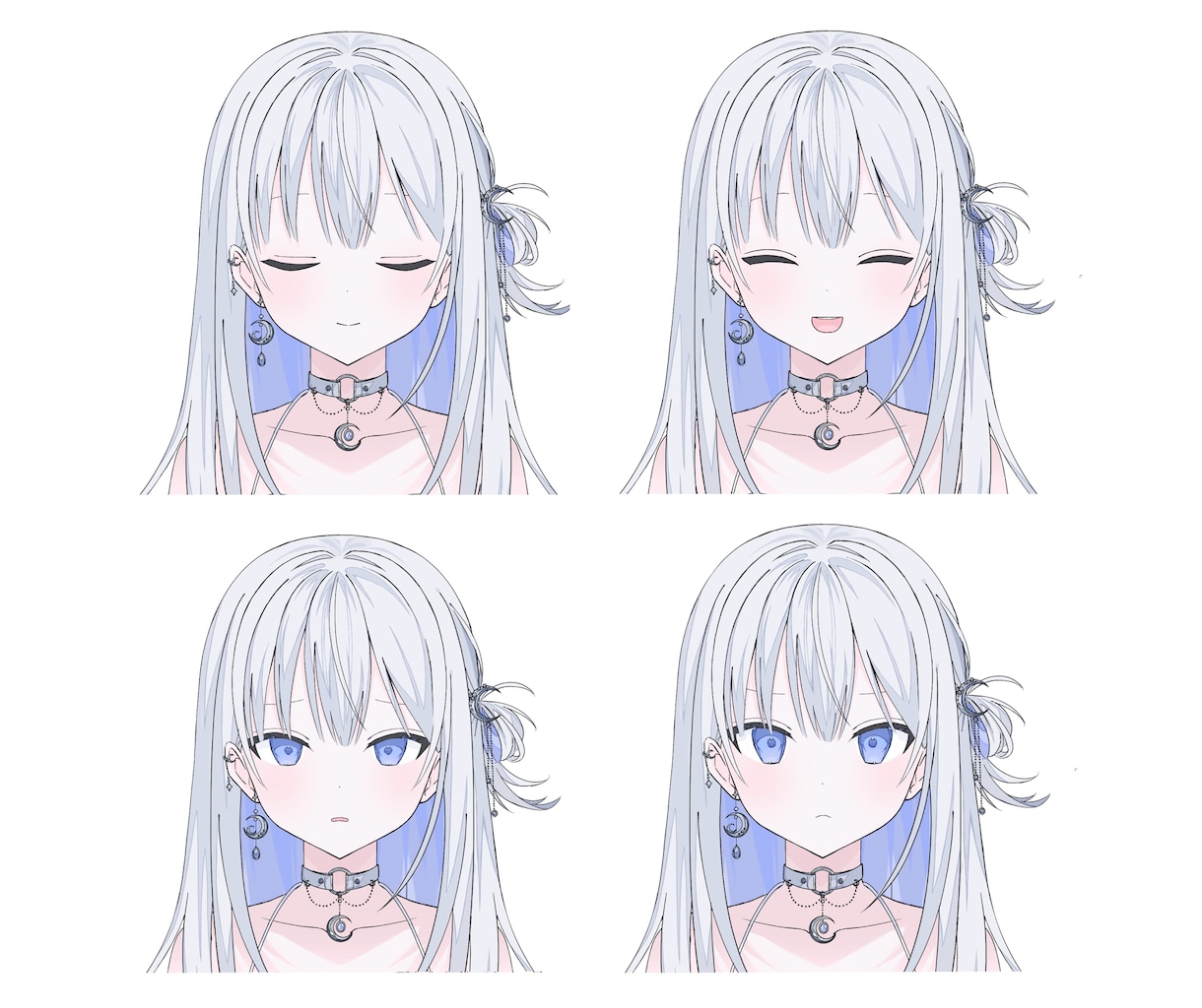 Live2d用パーツ分けイラスト描きます パーツ分け込のV用キャラクターデザインを制作します！ イメージ3