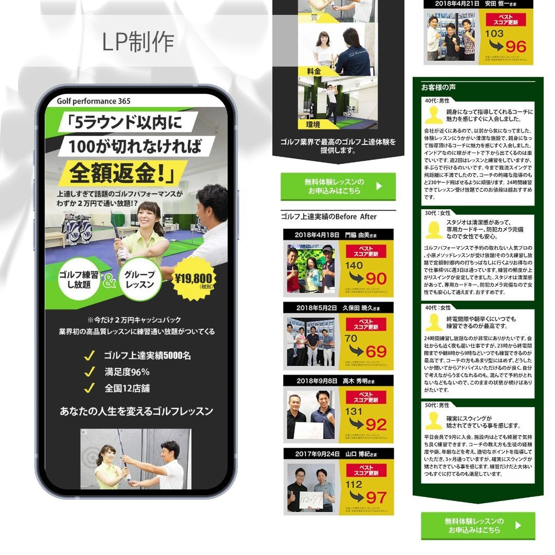 LPのデザインをWordpressで実装します 集客UPを目指したLPをご提案いたします イメージ5