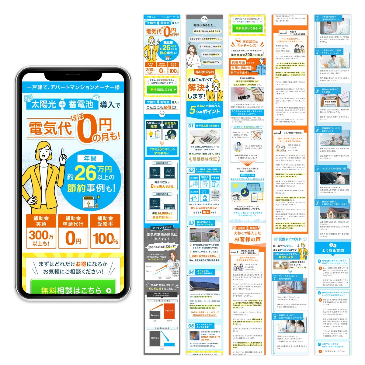 売上アップ、集客につながるLPを制作します デザイン〜実装までマルっとお任せください イメージ3