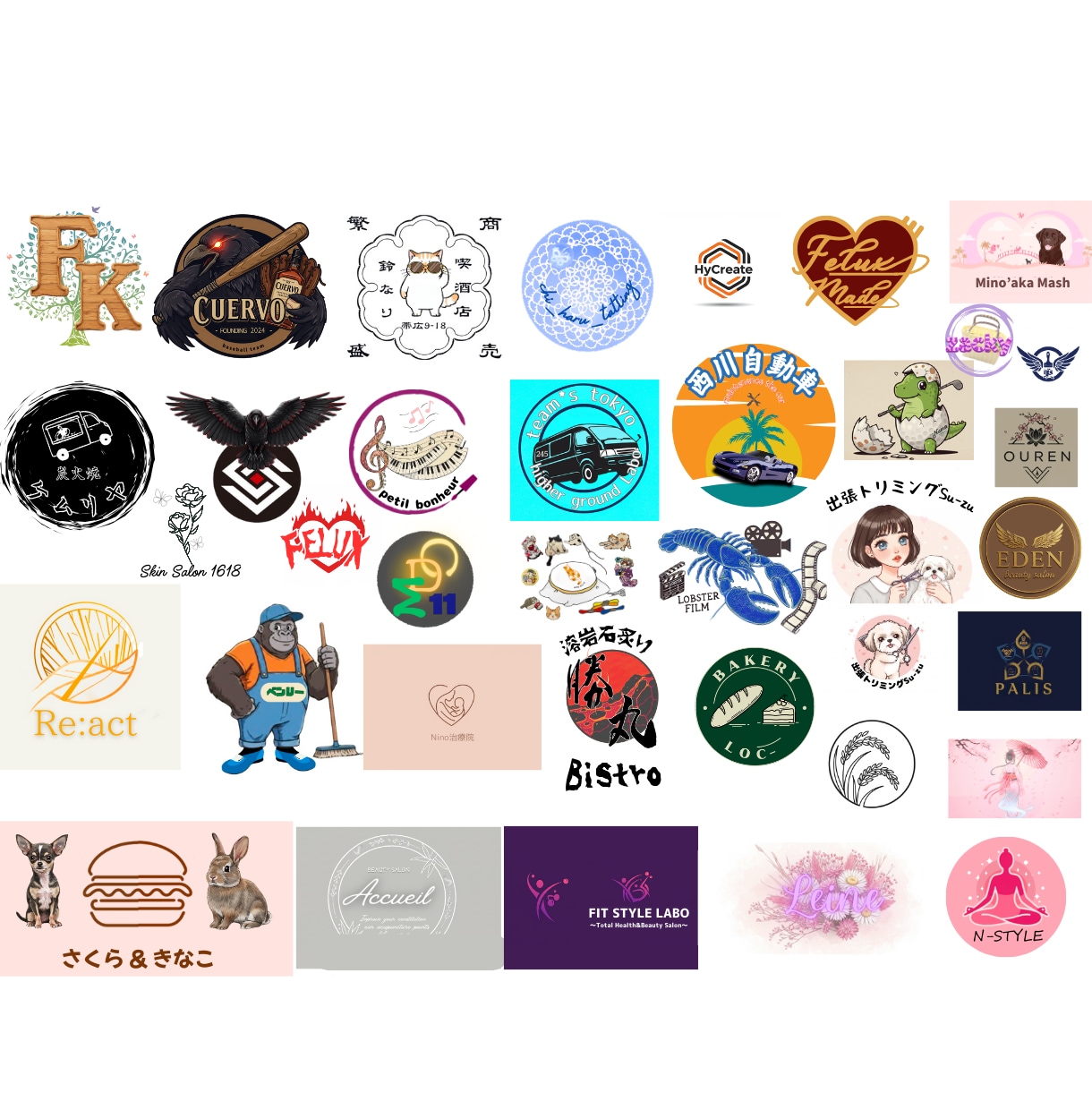 想いをカタチに。刺さる・伝わるロゴを制作します 総SNSフォロワー5万人超が作る想いが伝わるロゴ作成 イメージ10