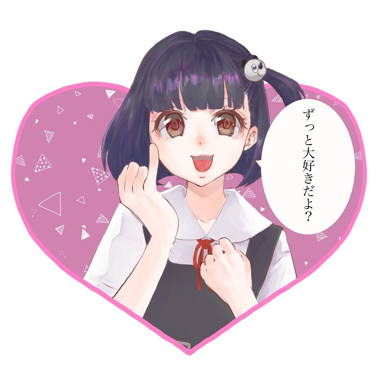 アイコンイラスト描きます あなた様にメイド服やロリータ服を着させてイラストを描きます！ イメージ3