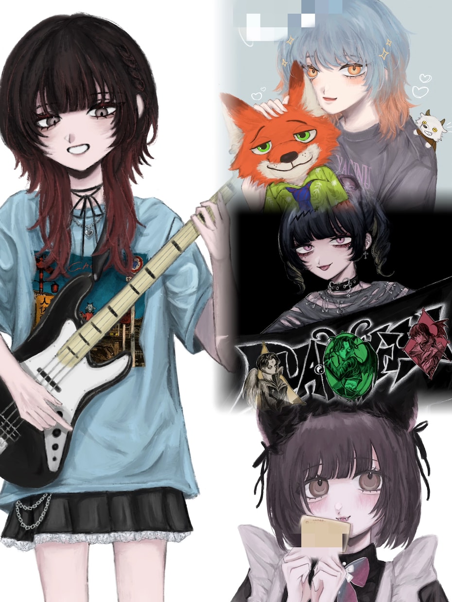 歌みたサムネやSNSアイコン描きます イメソンなどから着想を得て色を考えることが好きです イメージ1