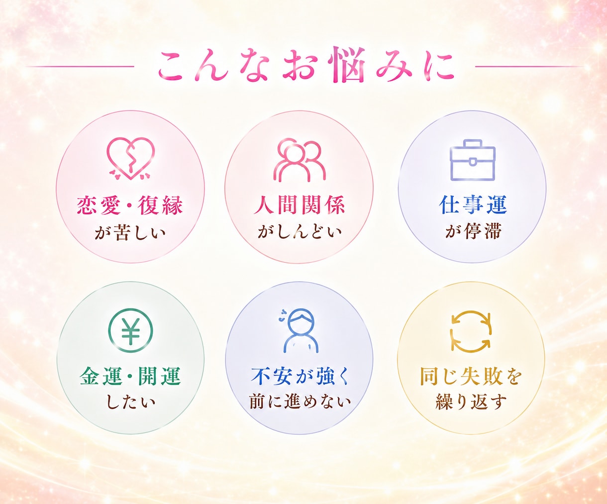 ズバリお答え 30分チャット 迅速霊視鑑定します 占い放題 恋 仕事 金運 子育て 人間関係 気になる事何でも イメージ2