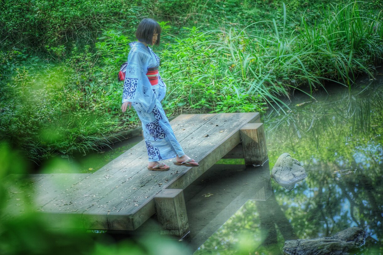 女性カメラマンが小江戸川越の和服撮影します 昼も夜も美しく！川越の着物姿をプロが思い出に写真に残します⁠ イメージ6