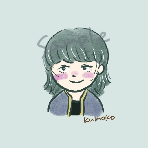 商用◎SNSで使えるシンプル可愛いアイコン描きます あなただけの癒されるアイコンでQOLをあげよう♪ イメージ3