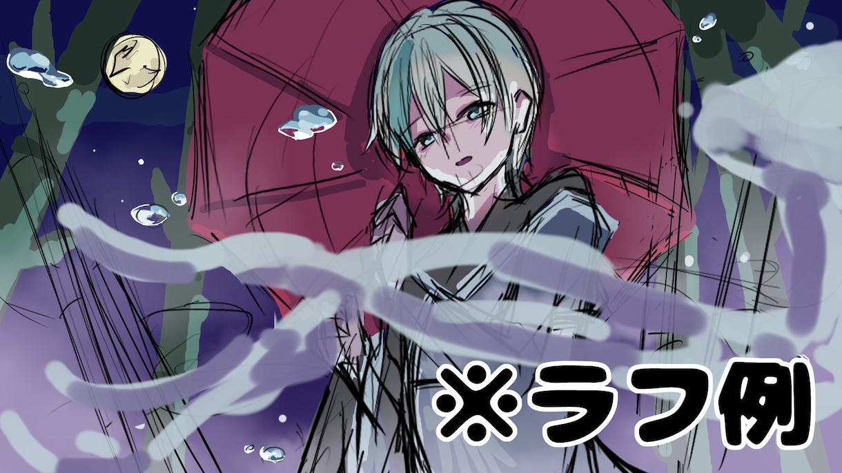 繊細な雰囲気のイラスト　動画・個人問わず承ります 背景込みのイラストです。人物なしの背景のみでも可 イメージ4