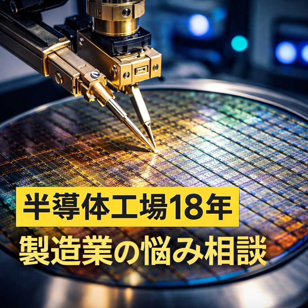 半導体工場18年｜夜勤・製造業の悩み相談のります 夜勤・製造業・工場勤務の悩みを経験ベースでお聞きします イメージ1