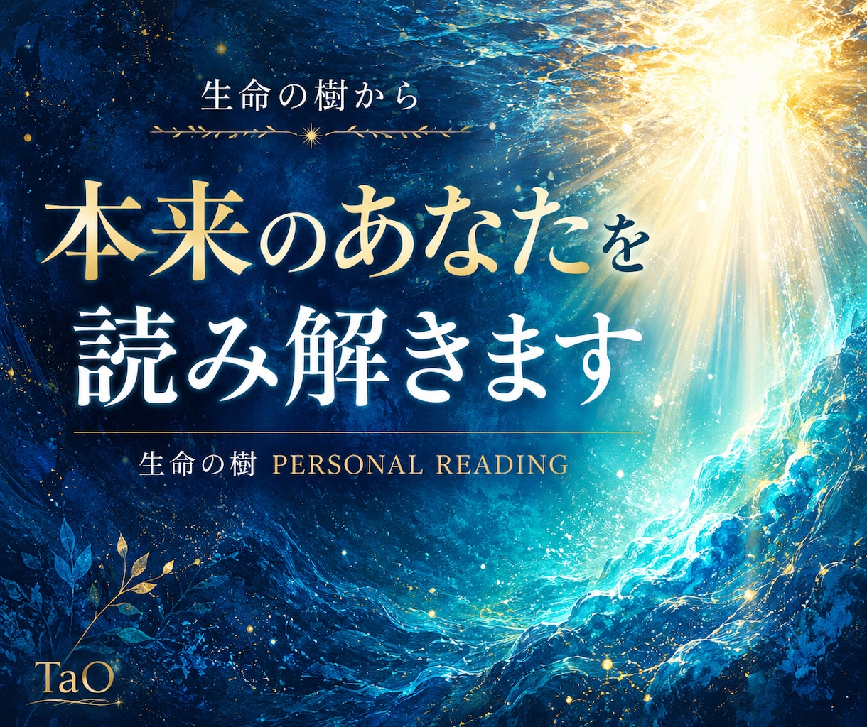 生命の樹から本来のあなたを読み解きます 使命・本質・潜在能力・天職を知り、自分らしい生き方へ イメージ1