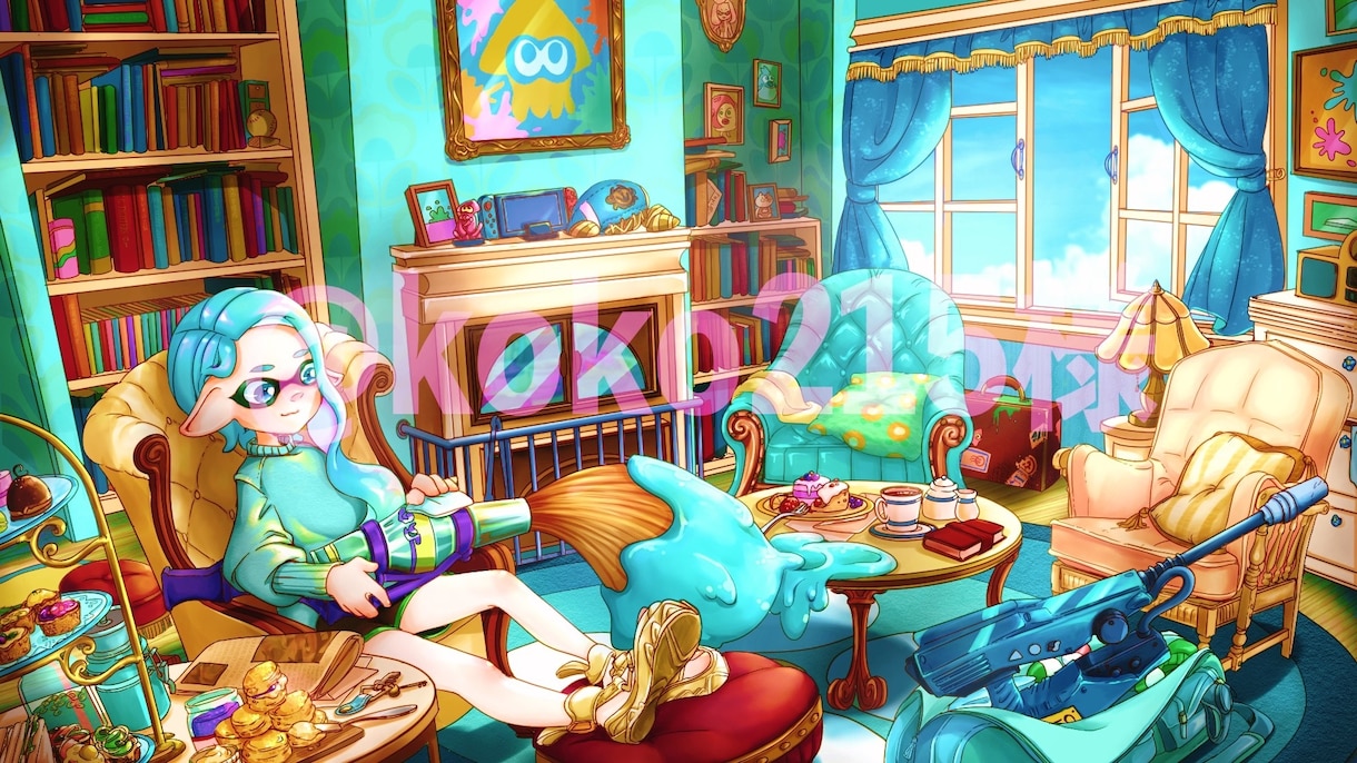 イラスト描きます 動画のサムネや表紙にご利用いただける、見栄えするイラストです イメージ4