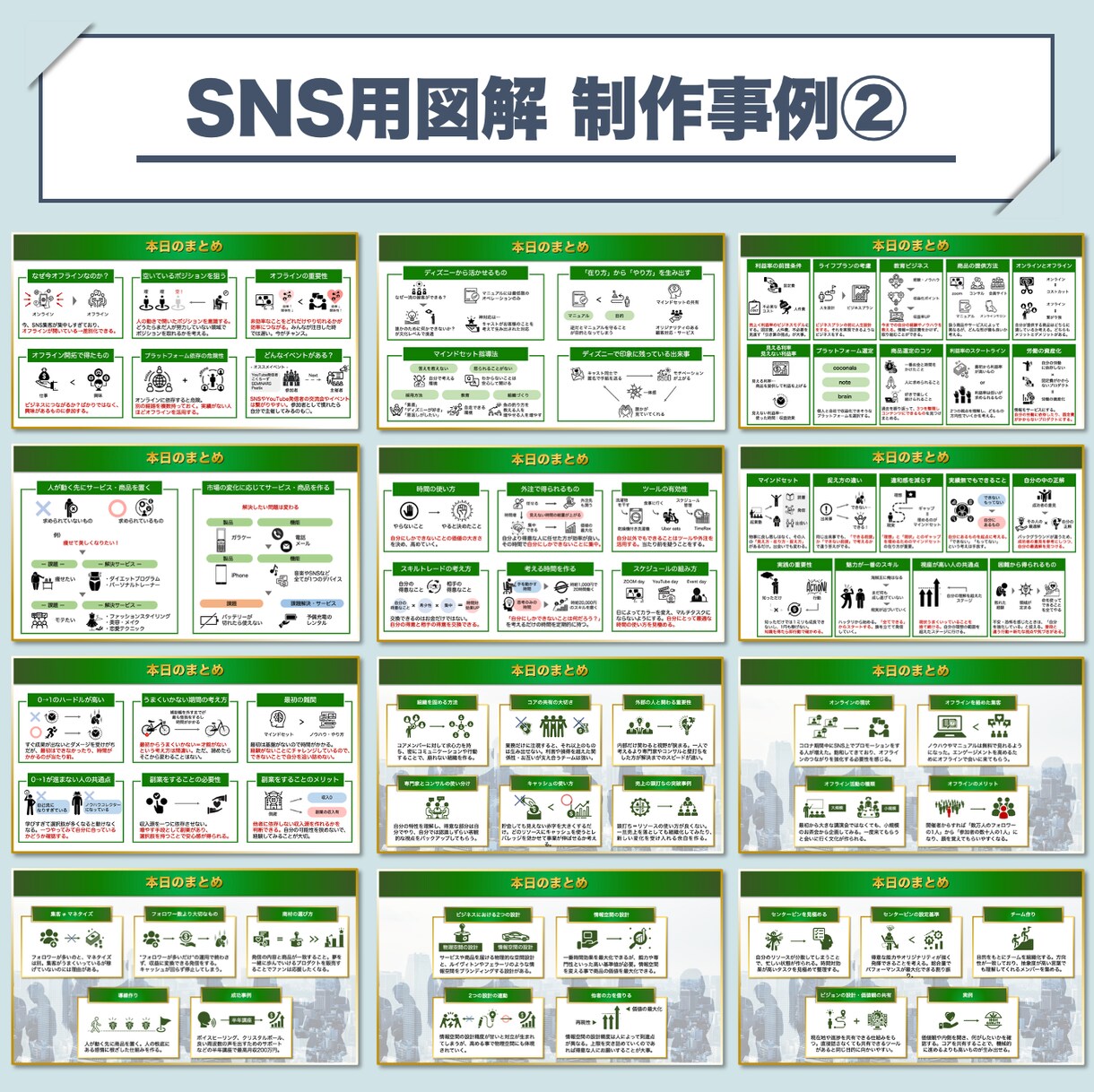 SNS用図解を作成します 4000枚以上の制作経験をあなたの発信に活用ください イメージ5