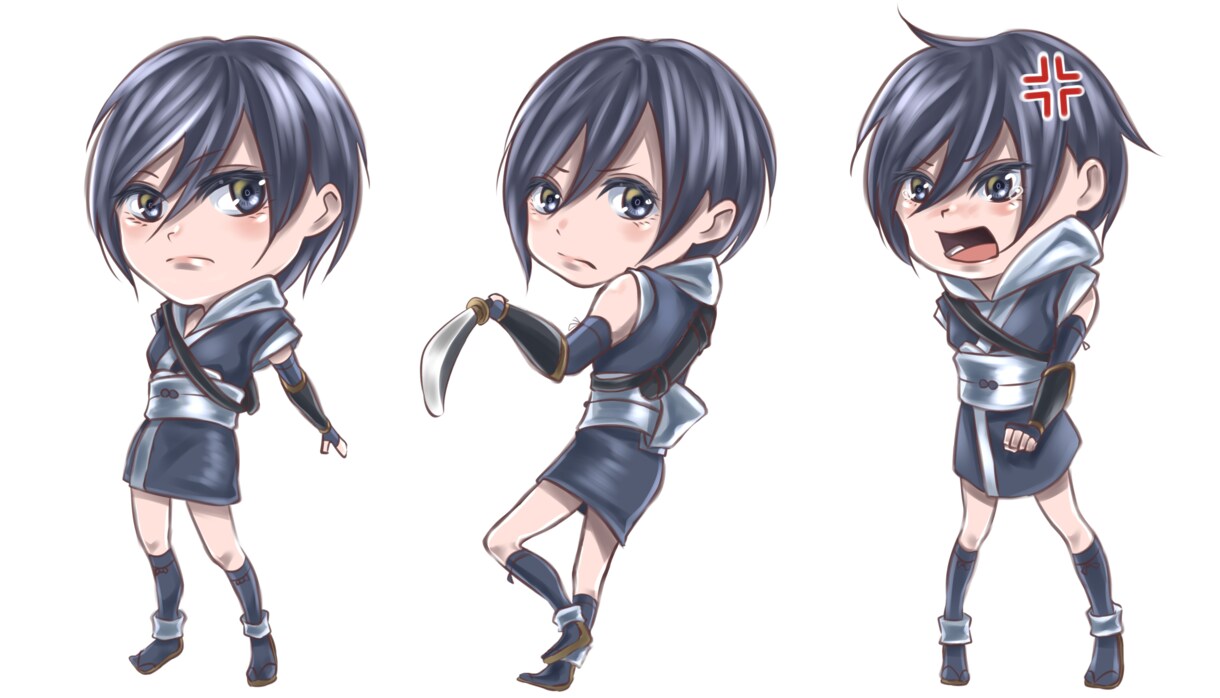 最短で即日完成！？可愛い「ちびキャラ」作ります デフォルメされたSDキャラクターの作成 イメージ2
