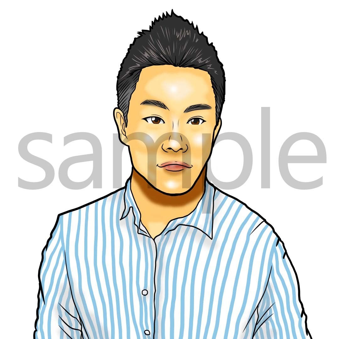SNSのプロフアイコンや名刺用の似顔絵描きます プロ絵師の似顔絵であなたの印象をより良くしてみませんか？ イメージ5