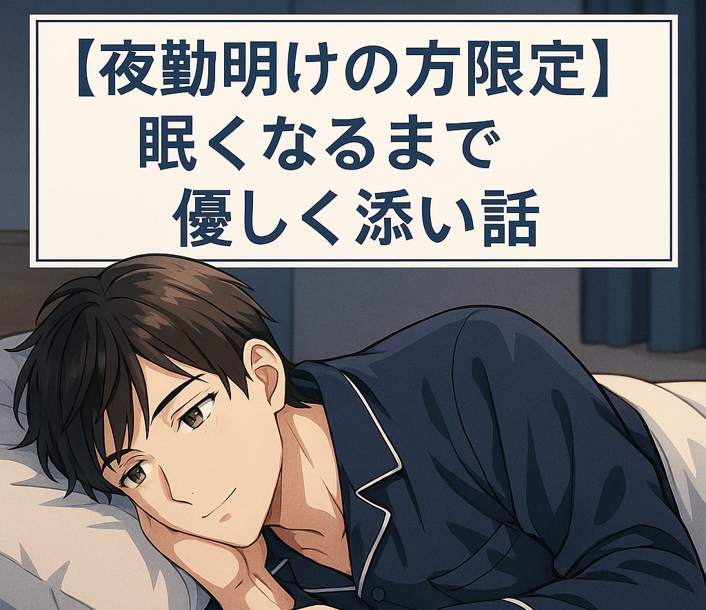 夜勤明けの方限定！眠くなるまで優しく添い話します 夜勤明けに安心を。寝落ち通話代行で癒やしの時間をお届けします イメージ1