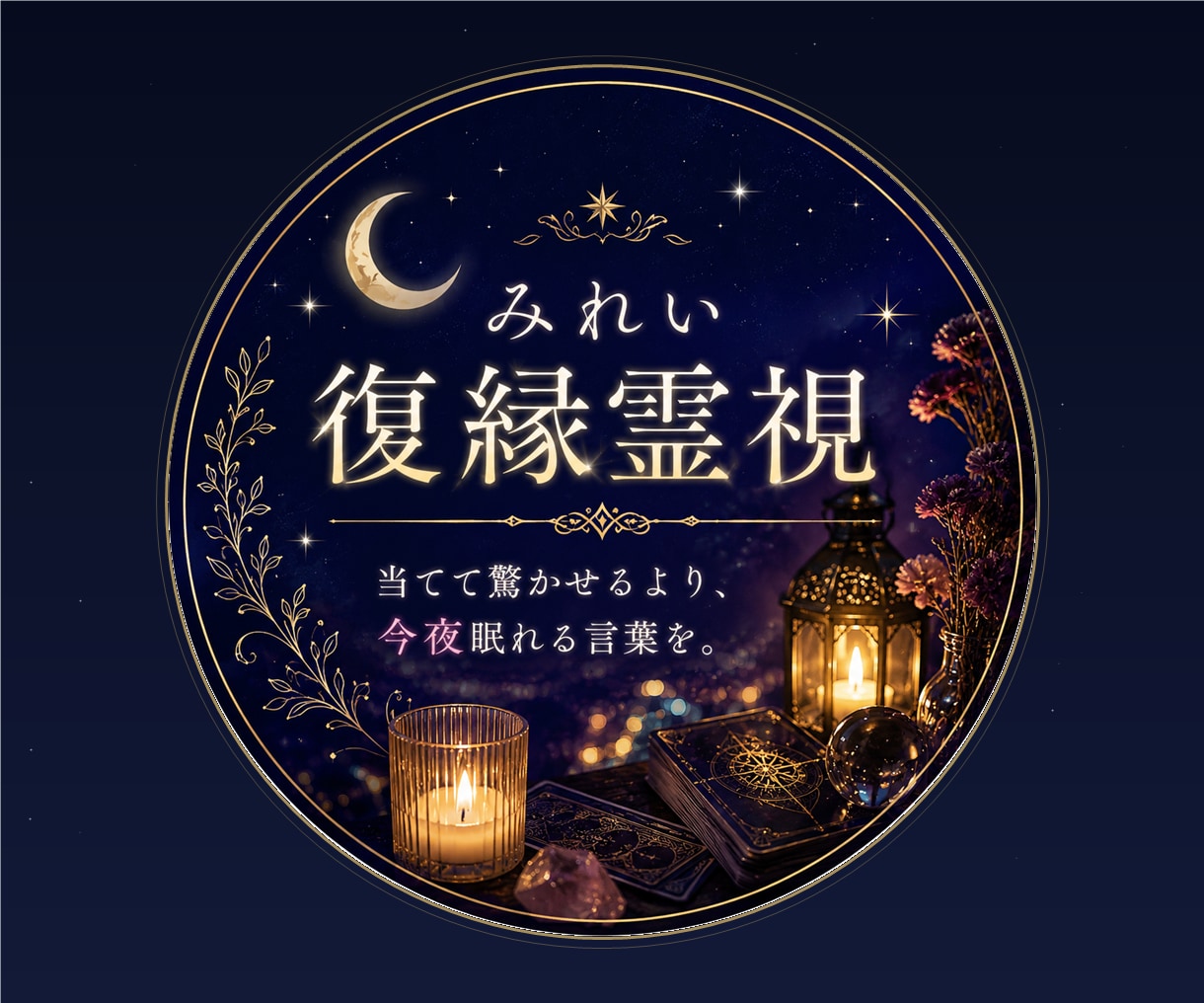 復縁・片思い専門｜音信不通の彼の本音を霊視します 当てて驚かせるより、今夜あなたが眠れる鑑定を イメージ1