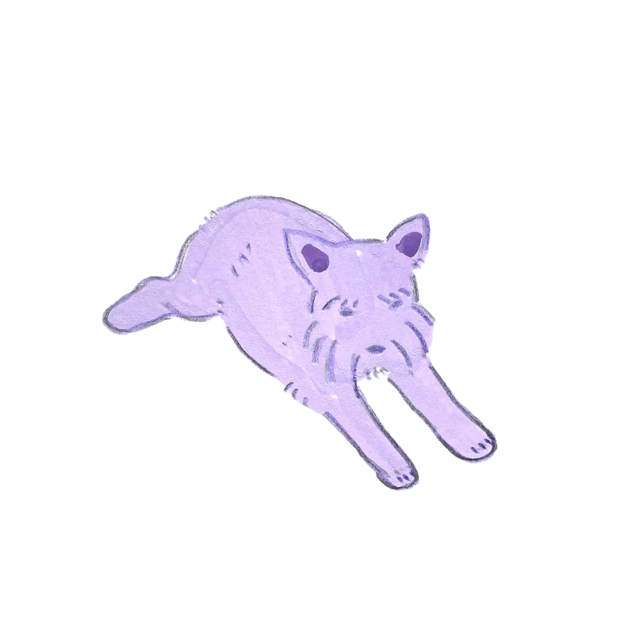 愛犬様、愛猫様をゆるいタッチで描きます ペットの気が抜けた瞬間を絵にしませんか？ イメージ1
