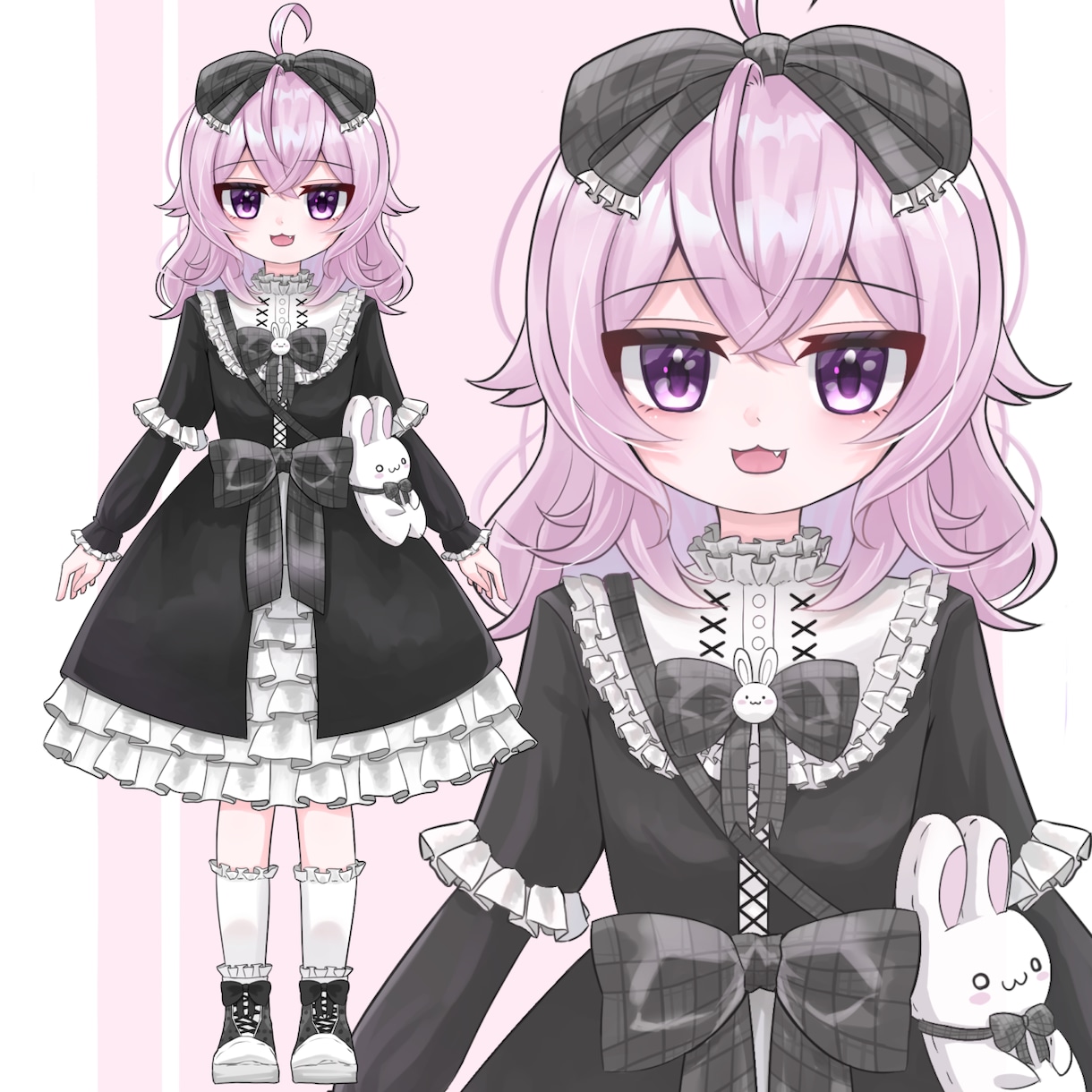 IRIAM用の立ち絵作成承ります あなたのキャラクターの魅力を最大限に引き出します！ イメージ2