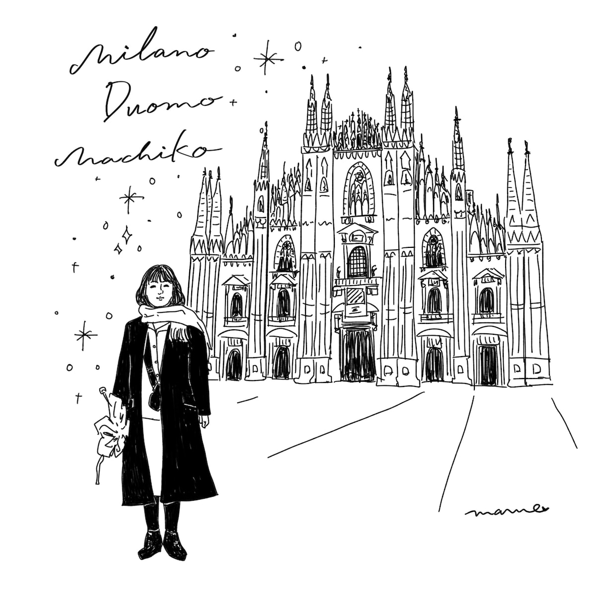 建物イラスト描きます おしゃれな線画アート、挿絵などにどうぞ イメージ4