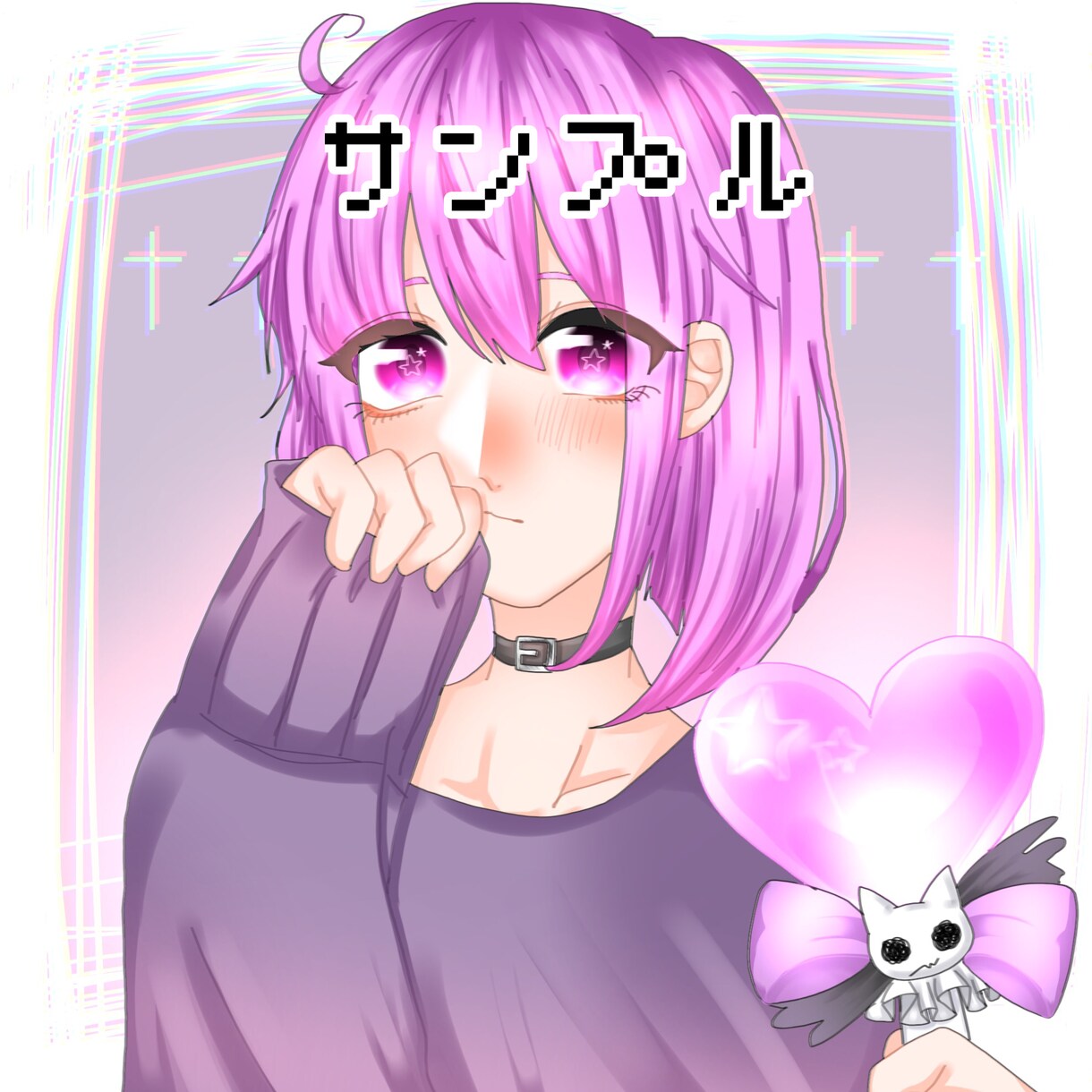 SNS用のアイコン・イラストお描きします キャス画もOK！SNSで活動する方に イメージ3