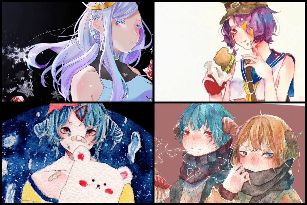 アイコンを描きます 綺麗系の絵柄でアイコンを作成します イメージ2
