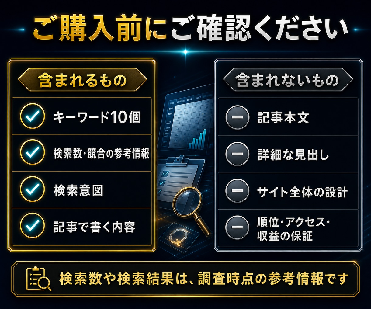 SEO対策・集客用【穴場キーワード】厳選します 検索上位表示を狙える【穴場キーワード10個】を調査！ イメージ10