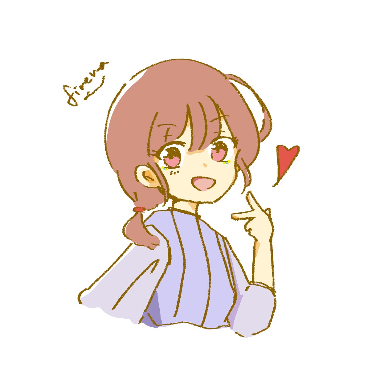 シンプルなゆるふわイラスト(ベタ塗り)描きます アイコン、プロフィール画像、似顔絵にぜひ！！ イメージ5