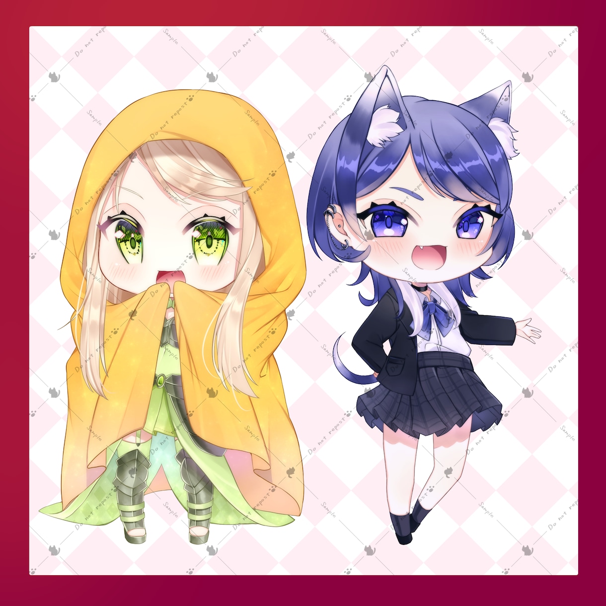 SDイラスト描きます 返礼品やグッズにぴったり！かわいいミニキャラです！ イメージ3