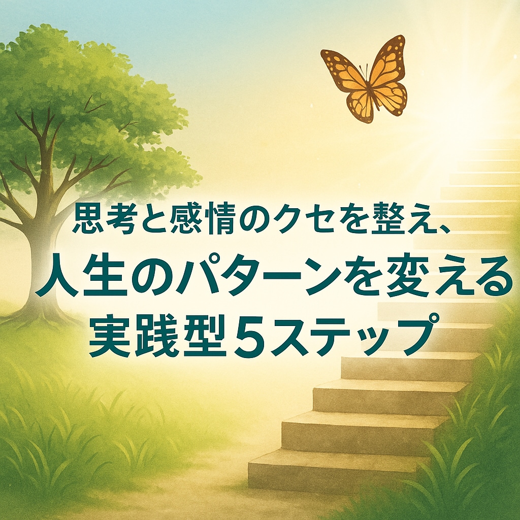 繰り返す悩みの根本を見つめるサポートをします 思考と感情のクセを整え人生のパターンを変える実践型5ステップ イメージ1