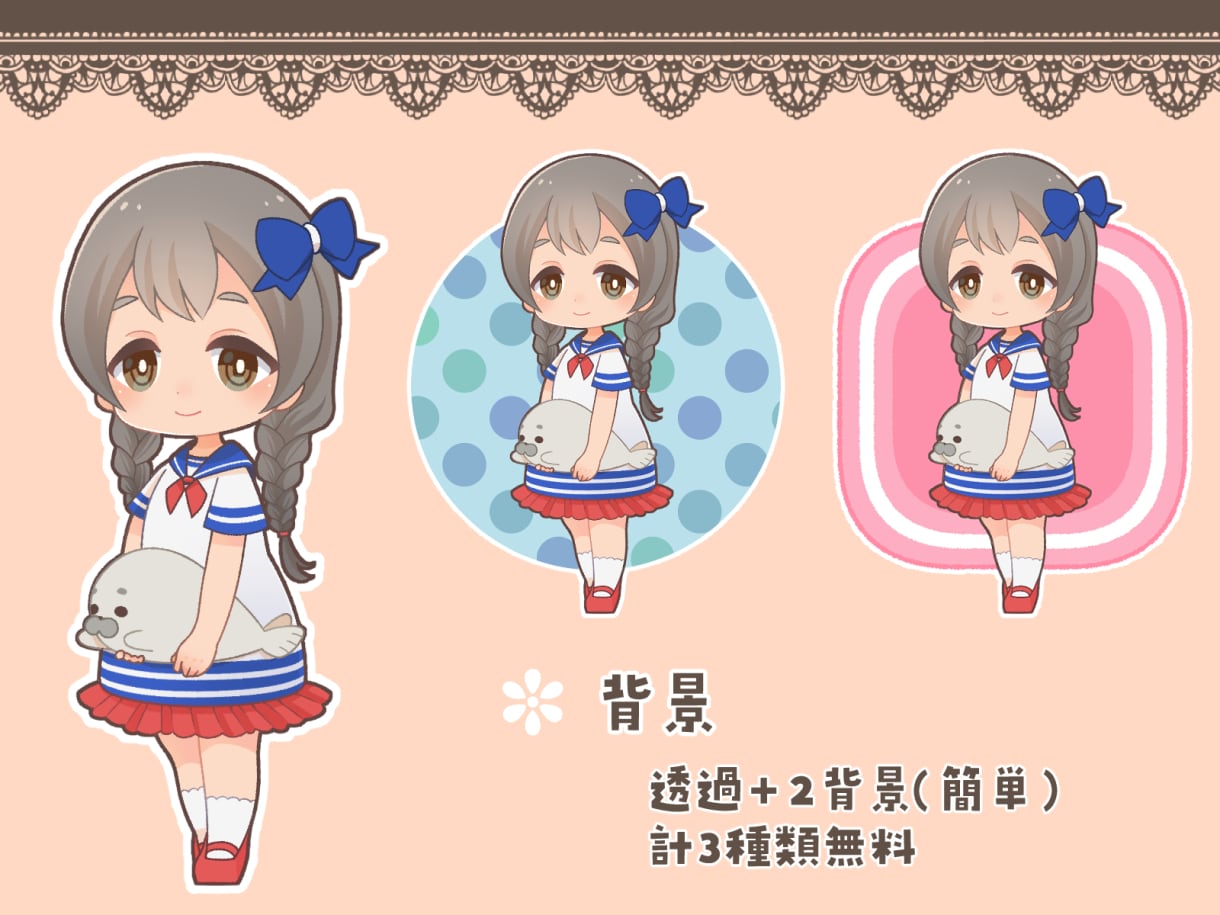 可愛いミニキャラを描きます SNSや様々な用途に使用できるミニキャラをお描きします イメージ4