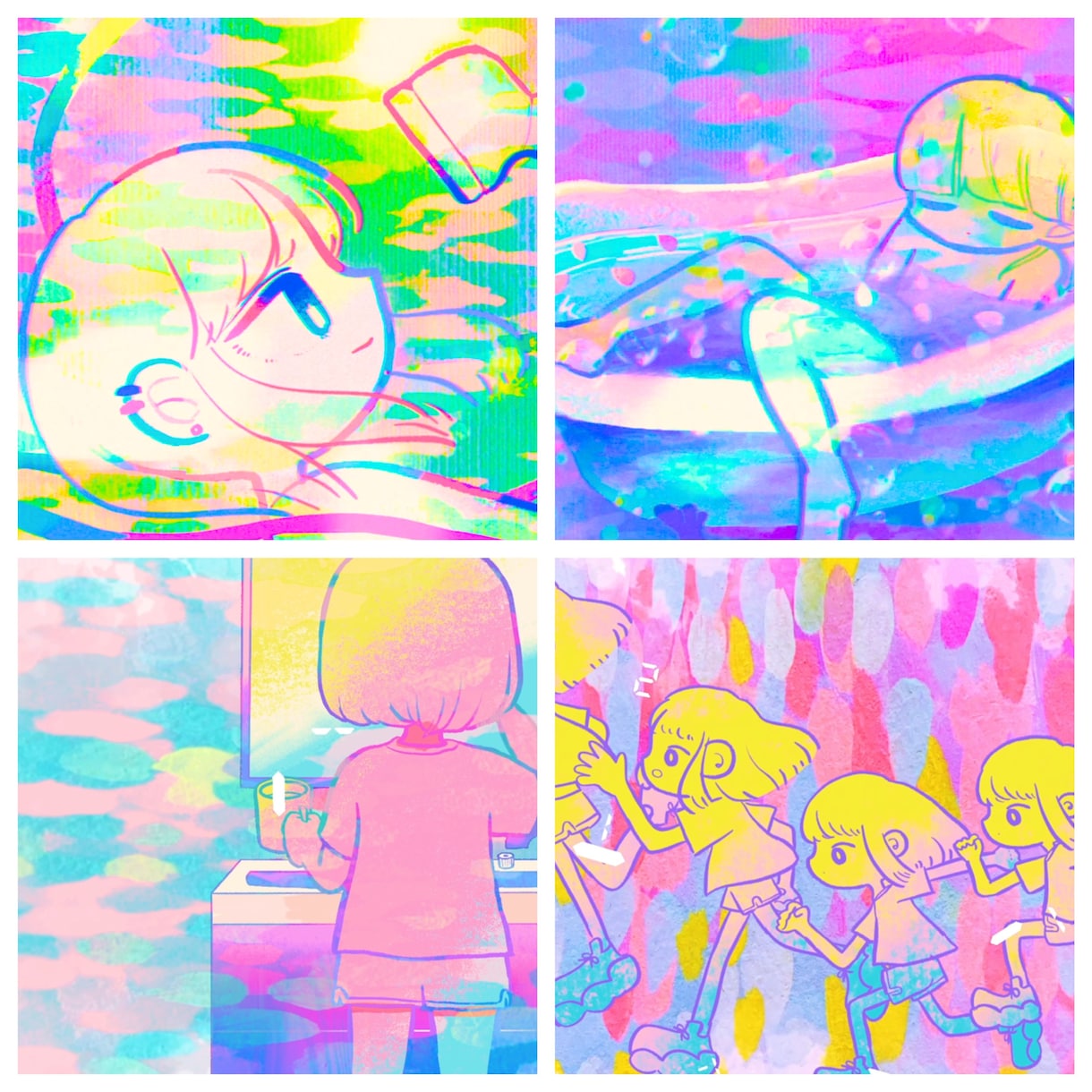プロ経験を活かし、色塗りの代行をいたします ◉あなたの線画をカラフルに彩ります！絵本みたいな塗りが得意！ イメージ3