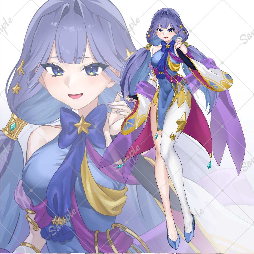 SNSアイコン・立ち絵・一枚絵制作します ご希望のイメージを大切に丁寧に制作します！ イメージ2