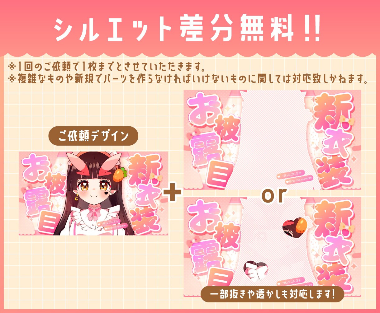 VTuber様向けのサムネ画像を制作します 現役パチンコ広告デザイナーが本職の技術を活かし制作します！ イメージ2