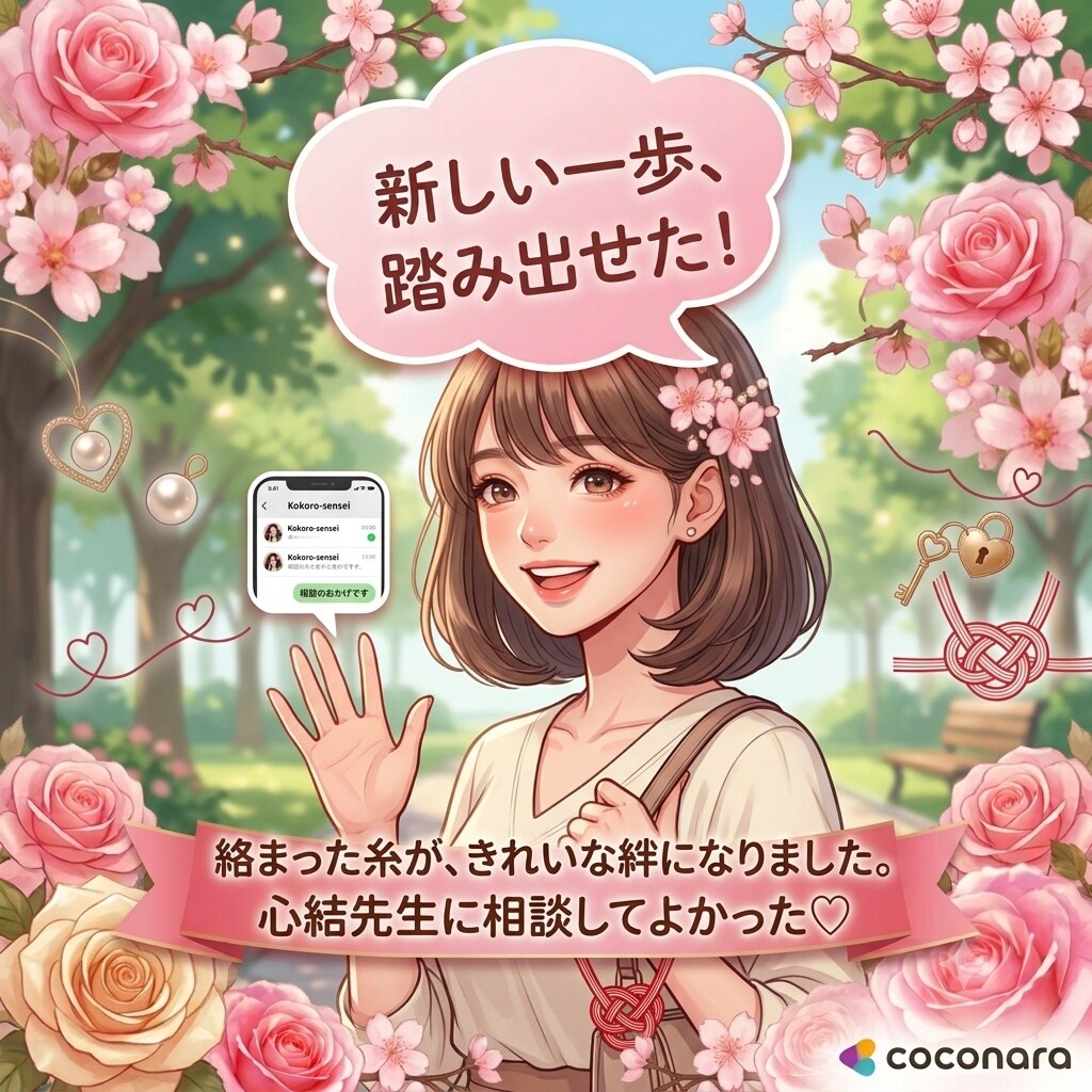 女性限定　恋悩み・秘密相談復縁やモヤモヤ解消します 片思いも復縁も。現役アイリストが優しく聴きます。 イメージ3