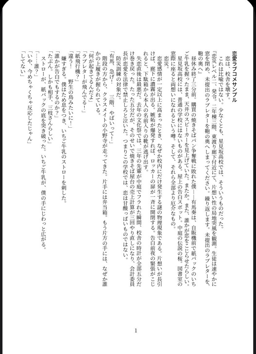 あなた専用の小説、理想の物語を執筆します ジャンル不問、あなただけのために心に残る物語を創ります イメージ5