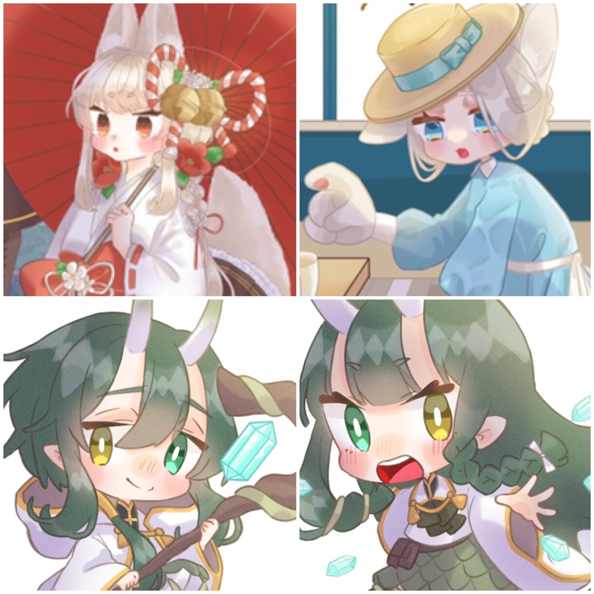 アイコンイラスト描きます かわいいデフォルメキャラ描きます！頭身絵も可です！ イメージ7