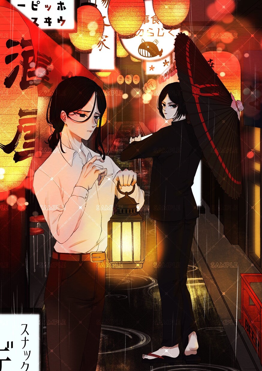 華やかな和風なイラストを制作します 和洋折衷フリルプリーツ大正浪漫花が得意です。 イメージ9