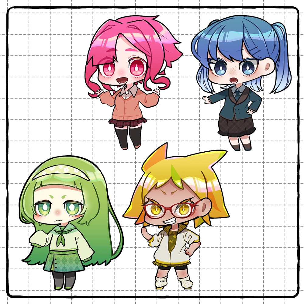 可愛くて鮮やかな小っちゃいキャラを描きます つやつやツルツルしてて美味しそう イメージ3